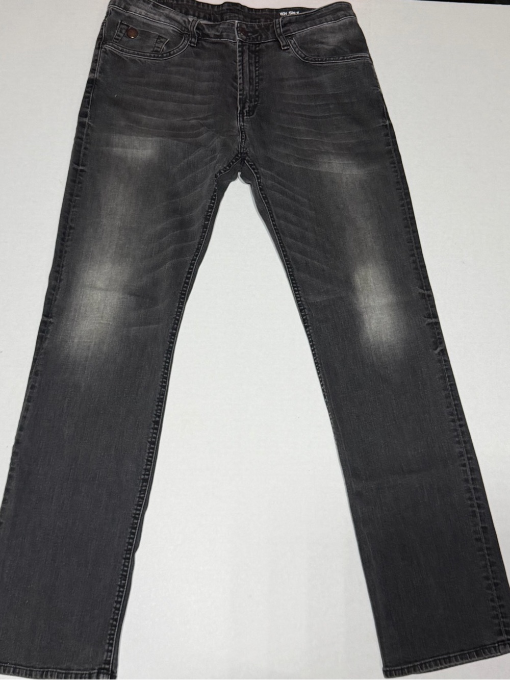 Buffalo David Bitton Men's Straight Jeans in Black Wash